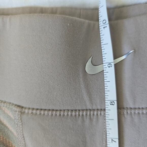 Nike Women's Pro Therma-FIT ADV High-Waisted Leggings Beige Gray XS - Picture 9 of 10